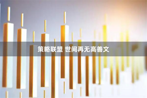 策略联盟 世间再无高善文